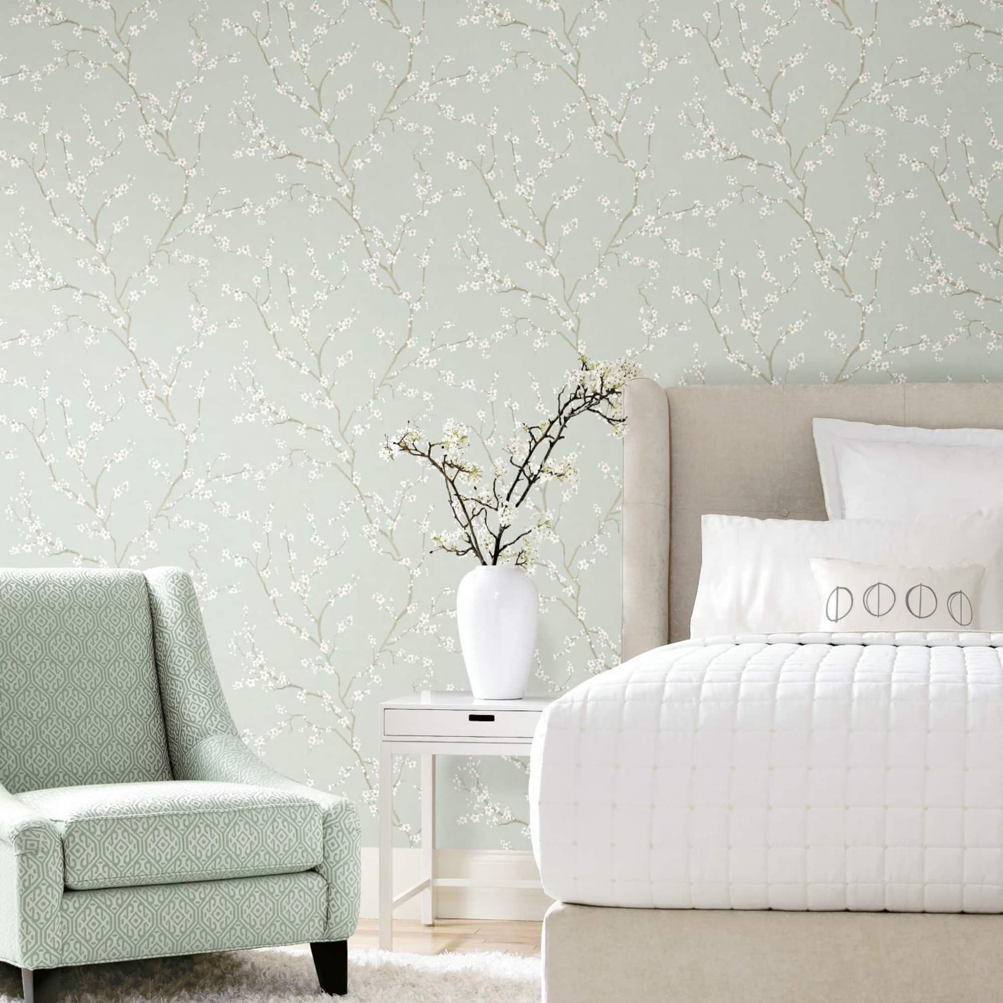 RoomMates Cherry Blossom Peel & Stick Wallpaper